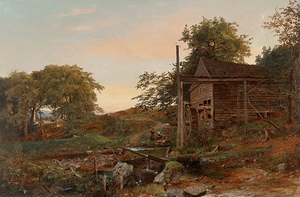 The Watermill [1849] by Jasper Francis Cropsey [1823–1900]